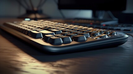 gaming keyboards. Keyboard with mouse, neon light. Mechanical keyboards. gaming concept....