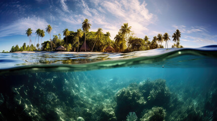Tropical island paradise 