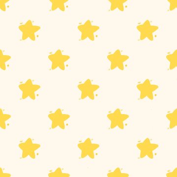 Star seamless pattern background
