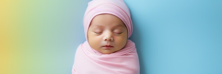 Recently delivered baby