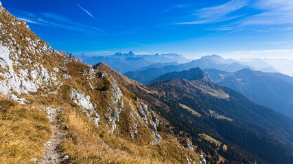 Autumn colors are exploding in the woods of Carnic Alps