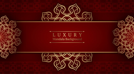 Luxury background  with mandala ornament