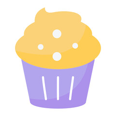 Cupcake Flat Icon