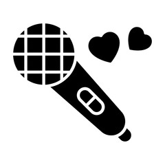 Singing Glyph Icon