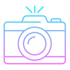 Camera Gradient Icon