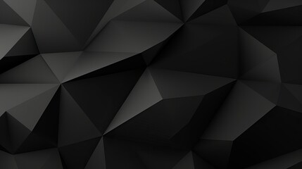 Modern black background. Least. Color gradient. Darkness. Web banner. Geometric shapes. 3D effect. The lines are triangles. Design. Futuristic.