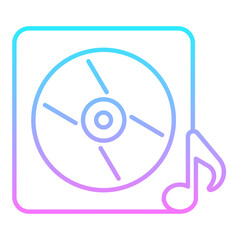 Music Gradient Icon