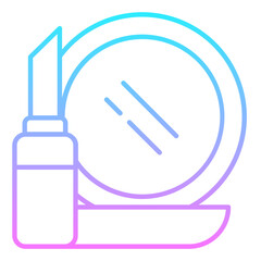 Wedding Makeup Gradient Icon
