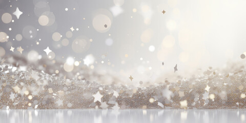 Fototapeta na wymiar Glittering colourful party background. Concept for holiday, celebration, New Year's Eve
