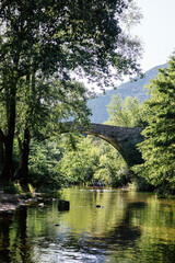 Fototapeta na wymiar Cirque de Navacelles - Historische Brücke in Frankreich