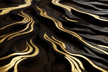 Obraz premium Ebony & Gold