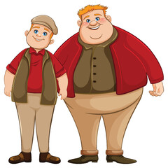 Adorable Chubby Twin Brothers