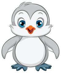 Cute Baby Penguin Walking