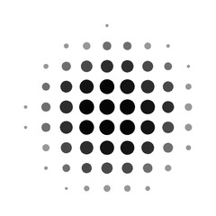 Circle halftone for a beautiful design asset. halftone architectural transparency