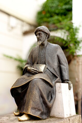 Statue of Ben Maimonides, theologian, philosopher and physician in Cordoba, Andalusia in Spain