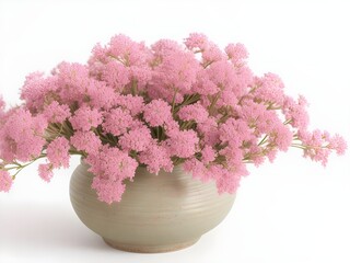 pink hydrangea in vase