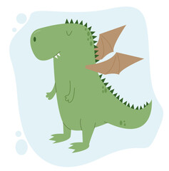 Cute vector small gracon for new year design