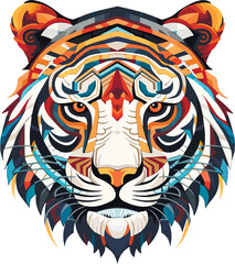 Vector ornamental ancient wolf, dog head illustration. Abstract historical mythology dog or wolf head logo. Good for print or tattoo