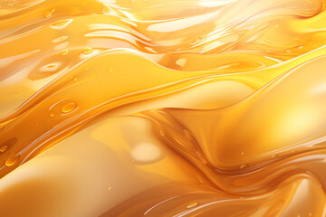 splash of oil. Gold liquid splash.wave