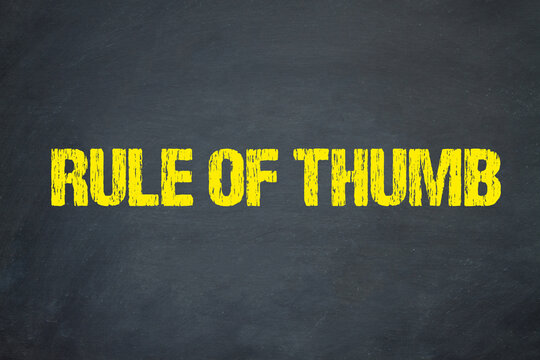 Rule of thumb	