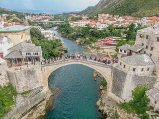 Fototapeta na wymiar Mostar, Old bridge