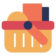 Shopping Basket Icon for uiux, web, app, infographic, etc