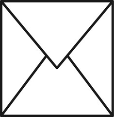 Email Line Icon pictogram symbol visual illustration