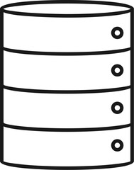 Storage Line Icon pictogram symbol visual illustration - obrazy, fototapety, plakaty