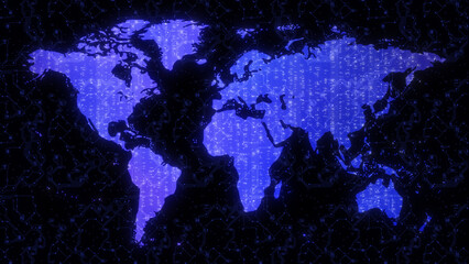 Global Business World Communication Digital Technology Markets and Networks