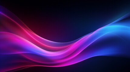 Colorful motion elements with neon led illumination. Abstract futuristic background.