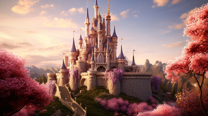 Fairy tale princess castle