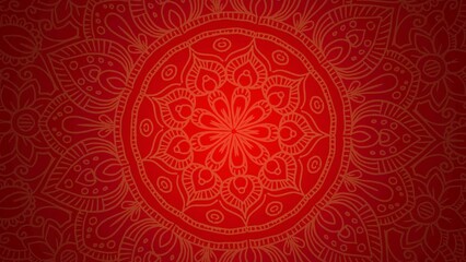 A diwali or deepawali festival greeting red background