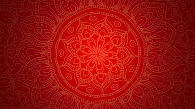 A diwali or deepawali festival greeting red background