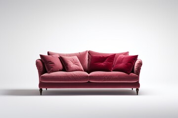 A sofa furniture isolated on a white background