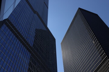 Architecture in the downtown of Chicago, Illinois