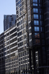 Fototapeta na wymiar Architecture in the downtown of Chicago, Illinois