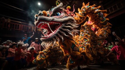Chinese zodiac dragon. Chinese lunar new year celebration 