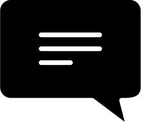 chat 45 Line Icon pictogram symbol visual illustration