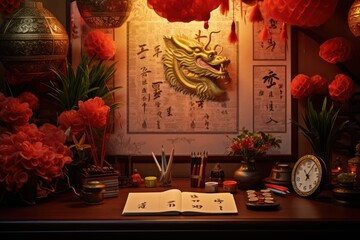 Chinese New Year. lunar new year. Dragon chinese zodiac background. year of dragon celebrations