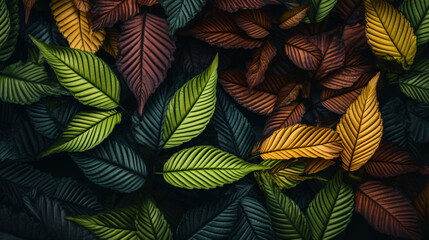 Foliage textured background