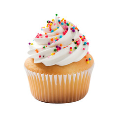 Cupcake isolated with no background, PNG