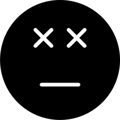 dead Glyph Icon pictogram symbol visual illustration