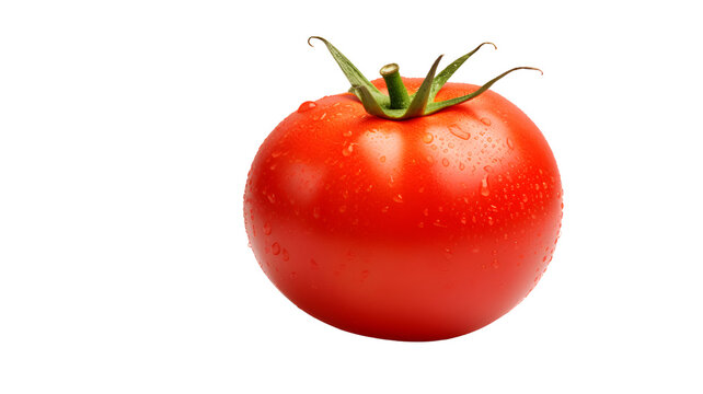 tomato isolated on clear PNG background . generated by AI