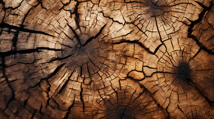 Charred wood bark light brown texture. Detailed macro close-up view of tree burned cork background....