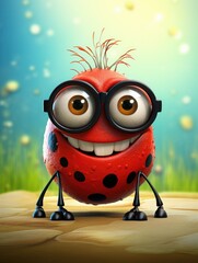 Amused Spectacled Ladybug