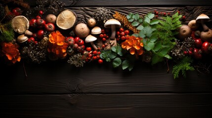 This photo captures the essence of autumn with a rich display of fresh, colorful fruits and vegetables, showcasing the season's natural beauty. Generative Ai