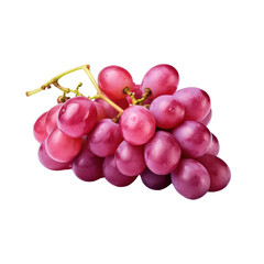 Fresh grape isolated on a transparent background
