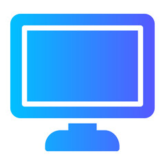 monitor gradient icon