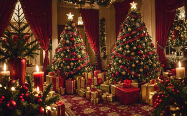 Radiant Christmas: Presents Beneath the Tree