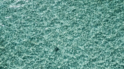 Aerial views of the stunning Bora Bora Atoll; French Polynesia
